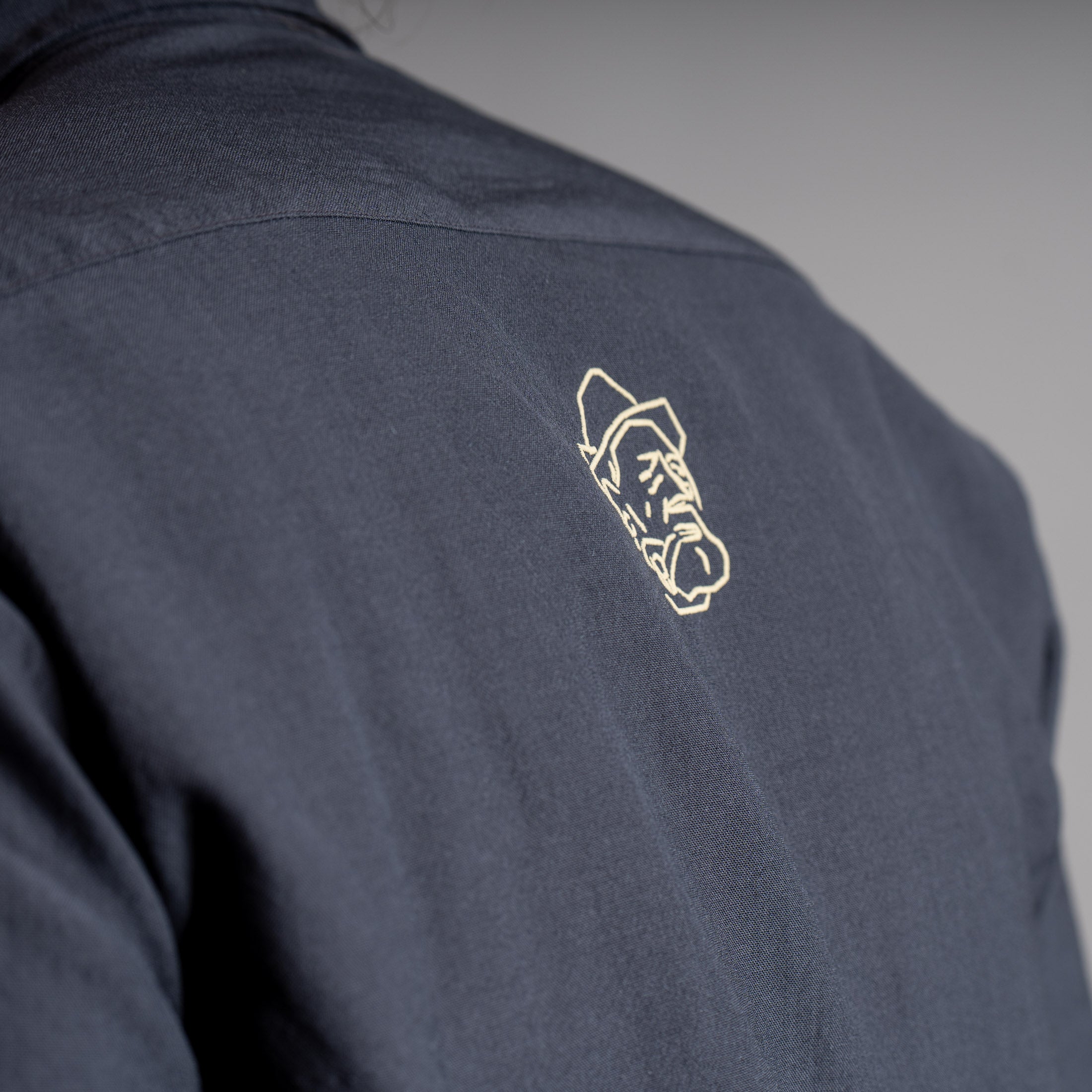 Christian 100% Merino Hemd Anthrazit – Ansicht 7