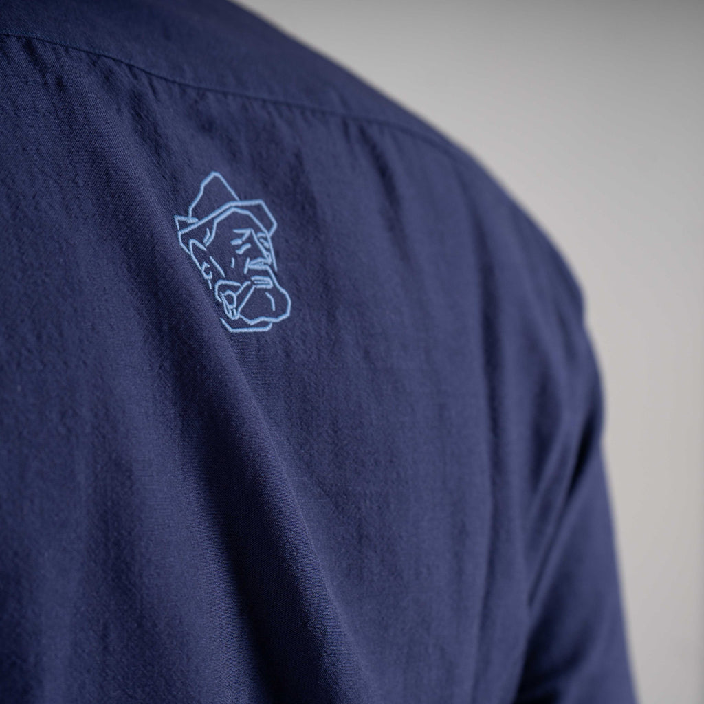 Montgomery 100% Merino Hemd Dunkel Blau – Ansicht 10