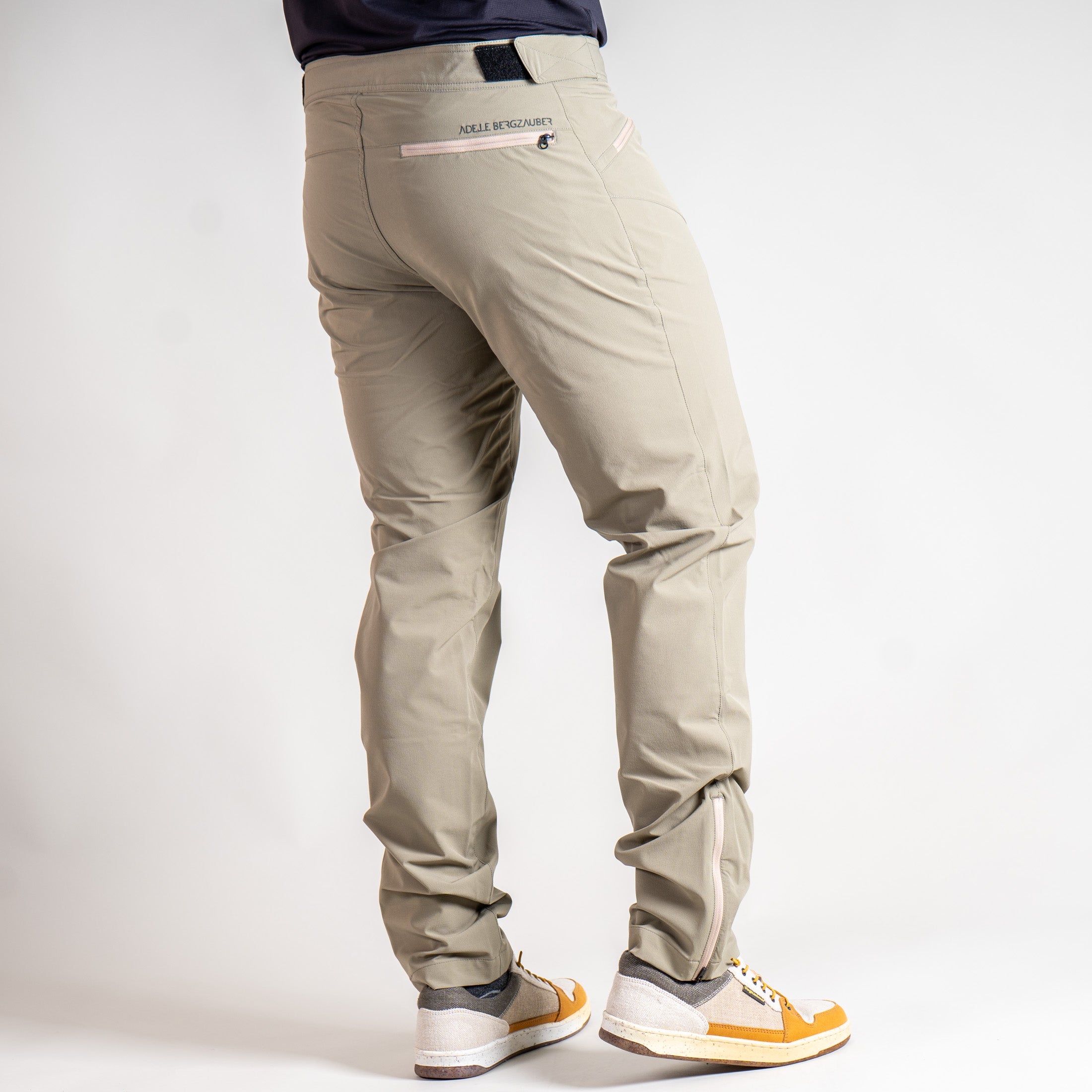 Nils Light Softshell Hose Herren Beigegrün – Ansicht 4
