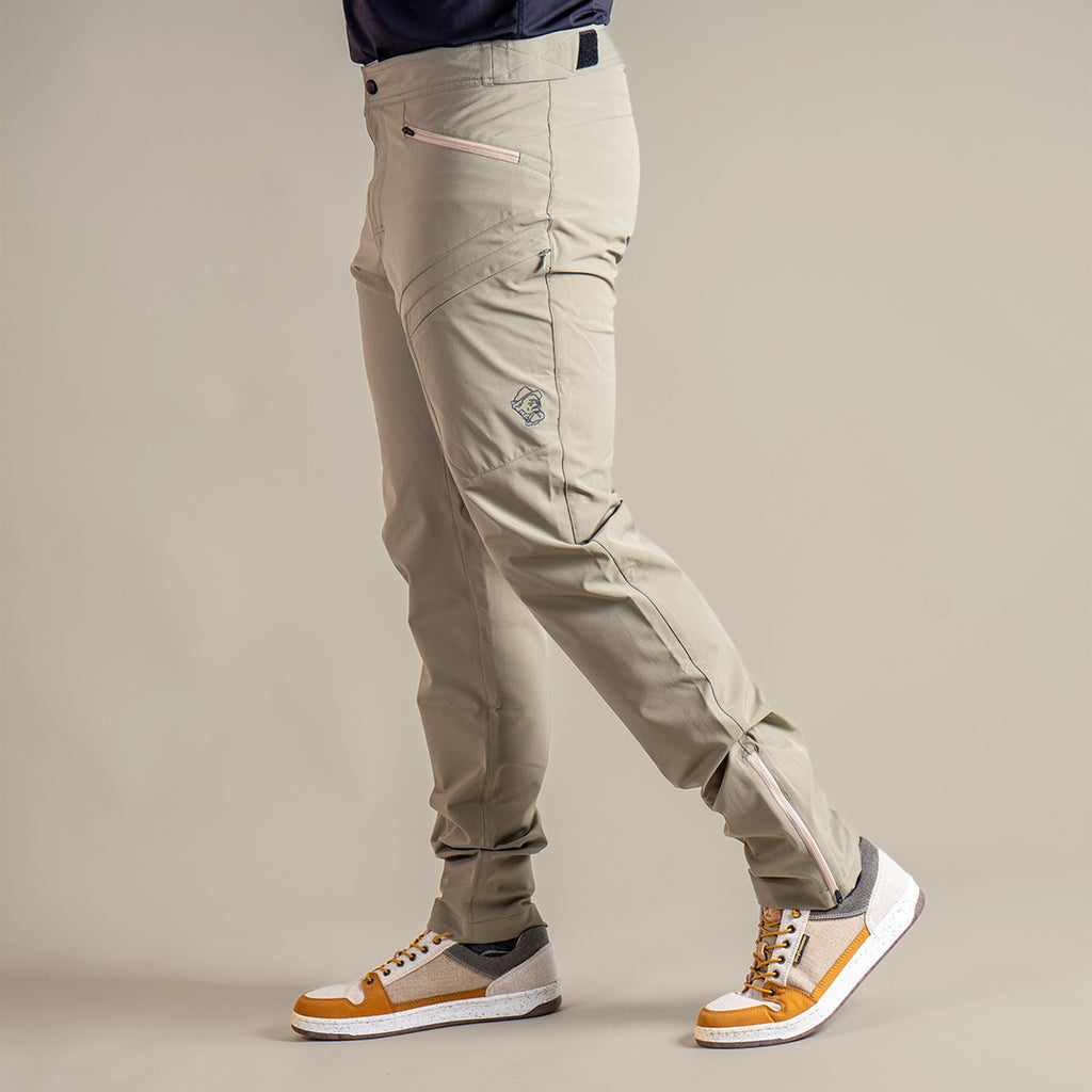 Nils Light Softshell Hose Herren Beigegrün – Ansicht 1