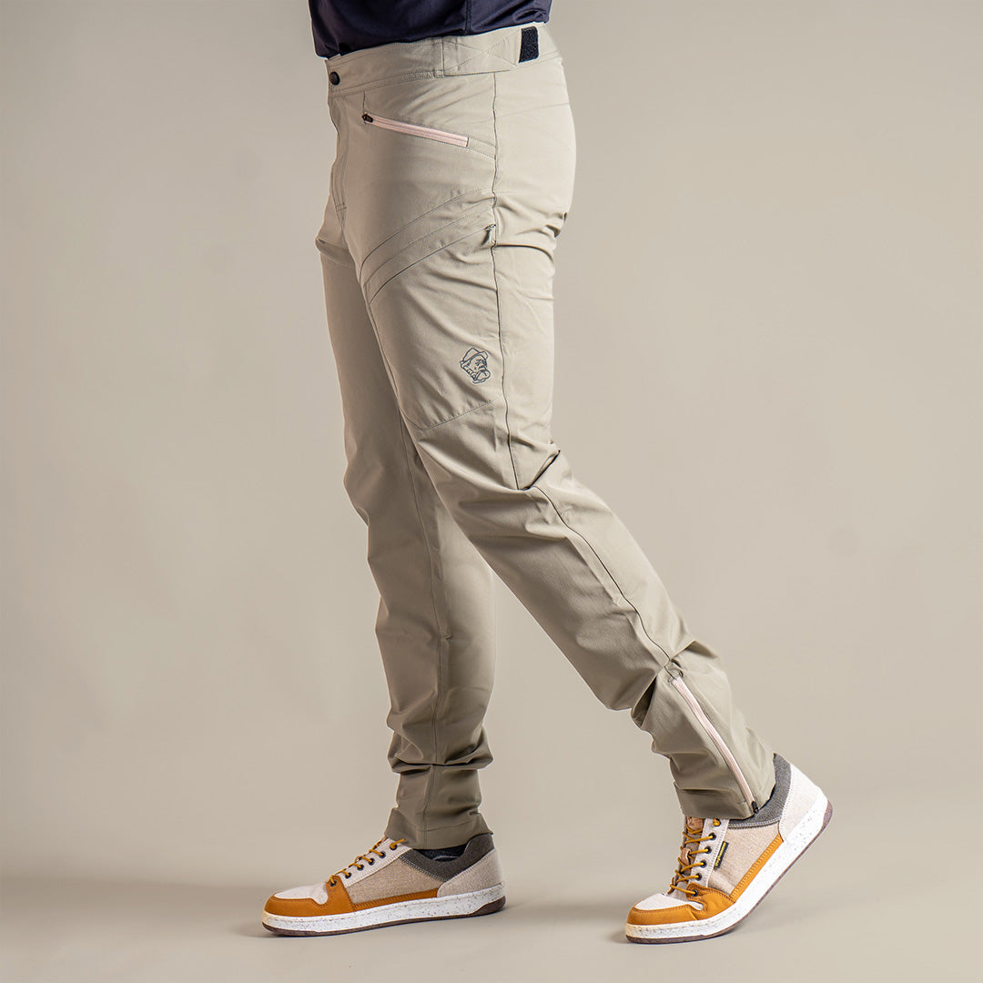 Nils Light Softshell Hose Herren Beigegrün – Ansicht 1