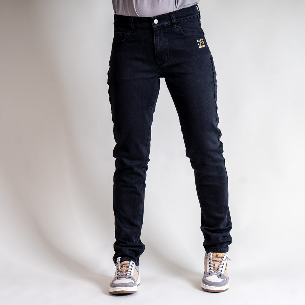 Karla Organic Jeans Damen schwarz – Ansicht 3