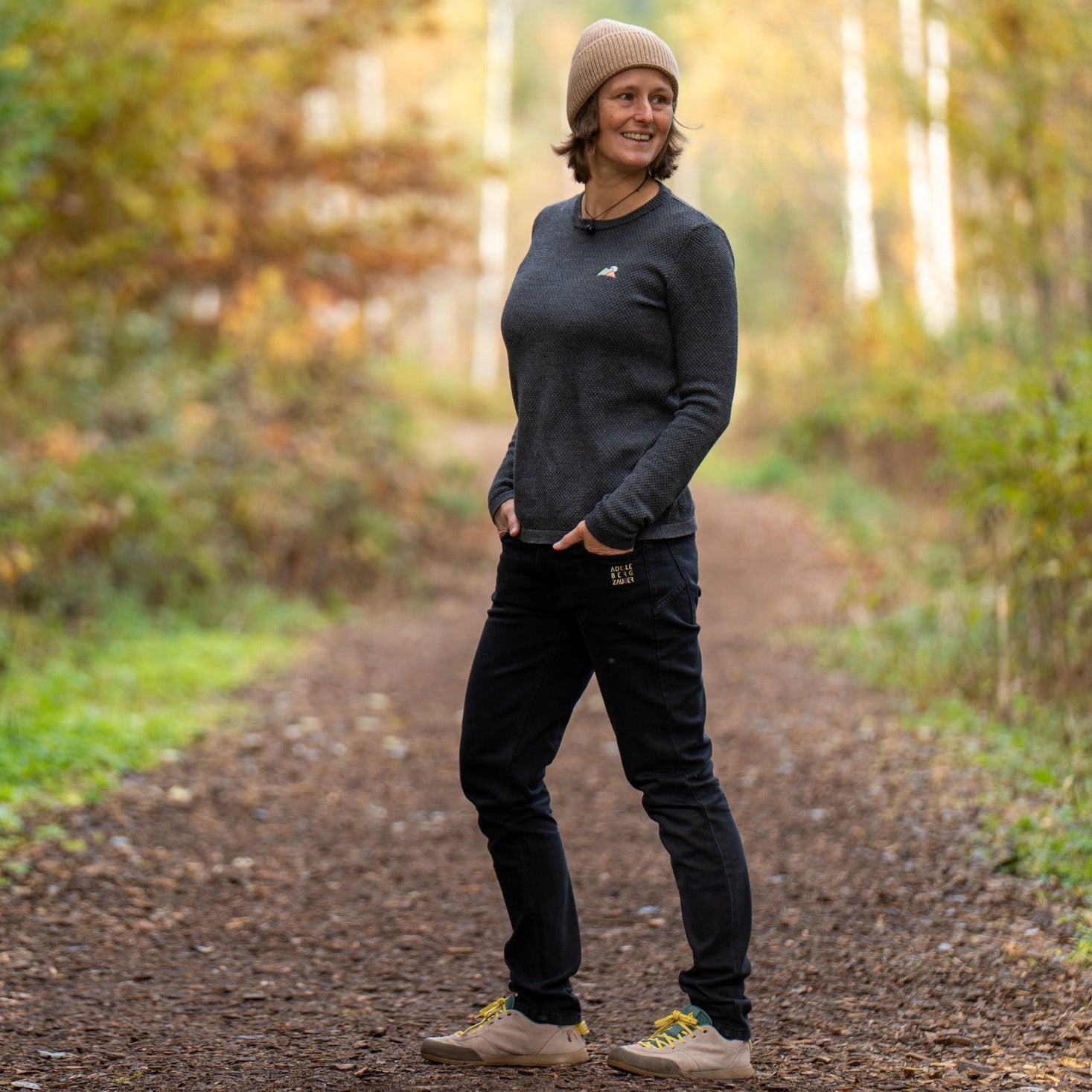 Karla Organic Jeans Damen schwarz – Ansicht 2