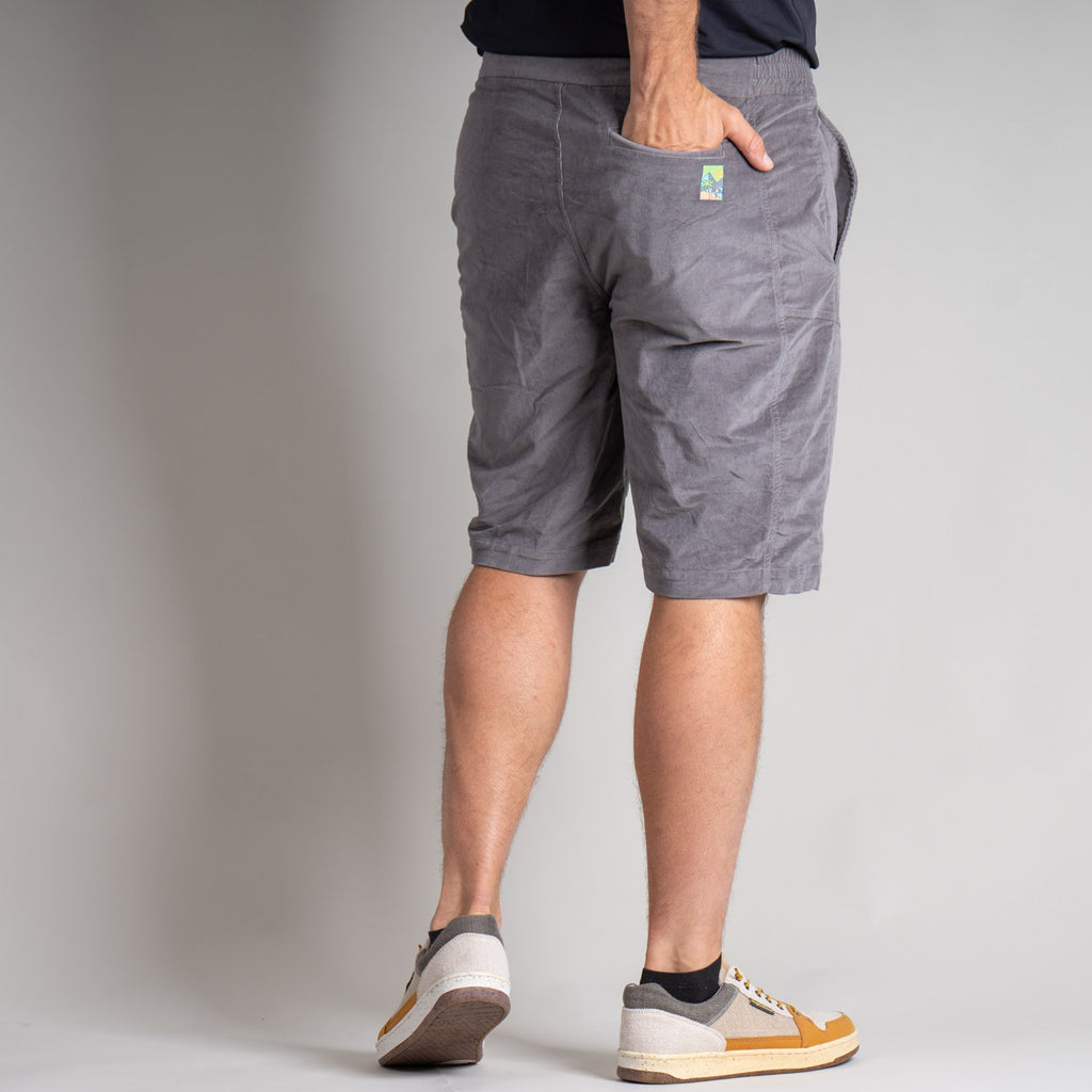 Julius Organic Cord Short Herren Hellgrau