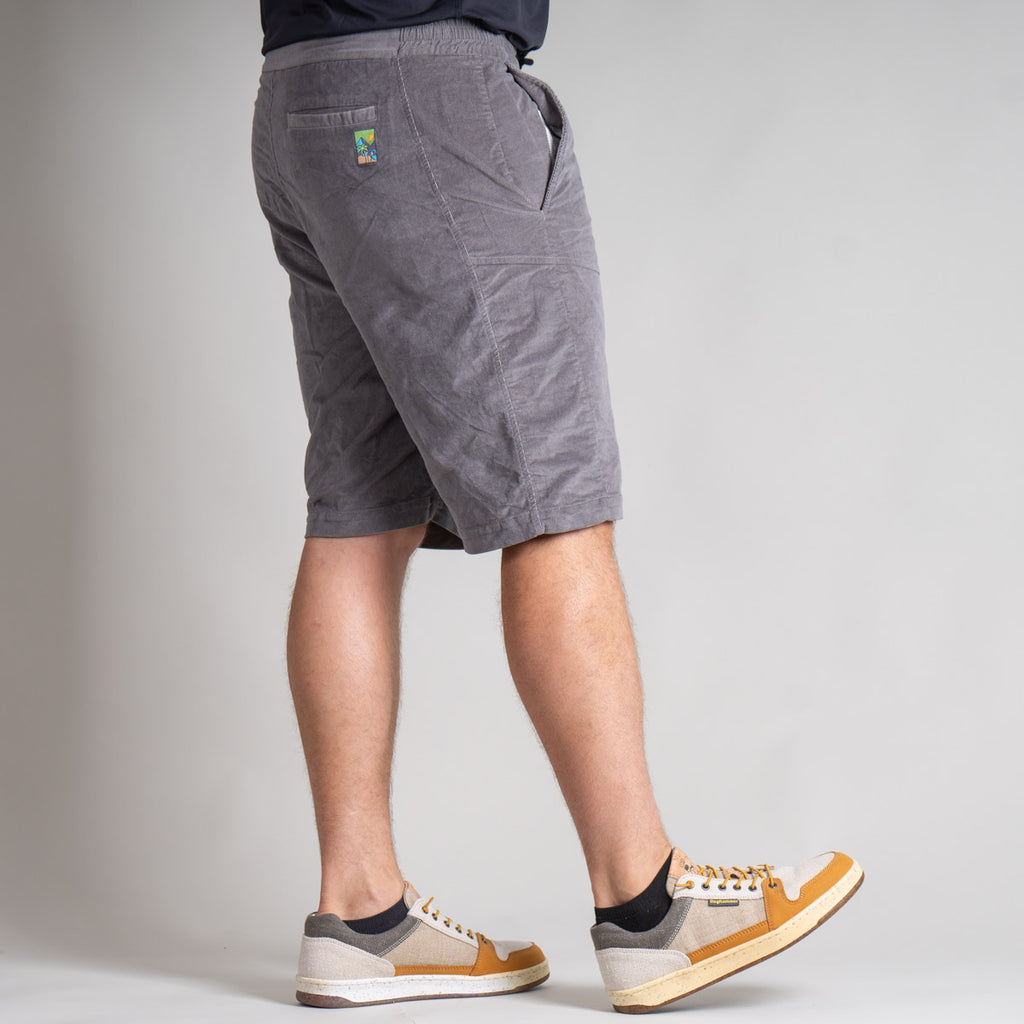 Julius Organic Cord Short Herren Hellgrau