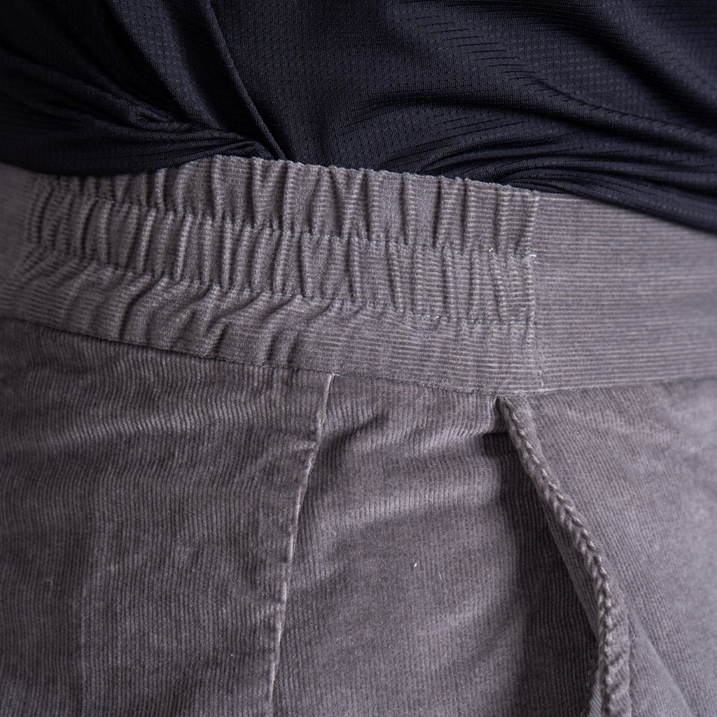 Julius Organic Cord Short Herren Hellgrau