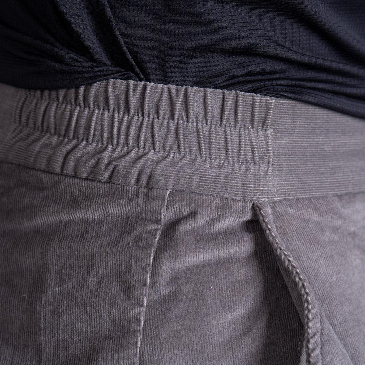 Julius Organic Cord Short Herren Hellgrau