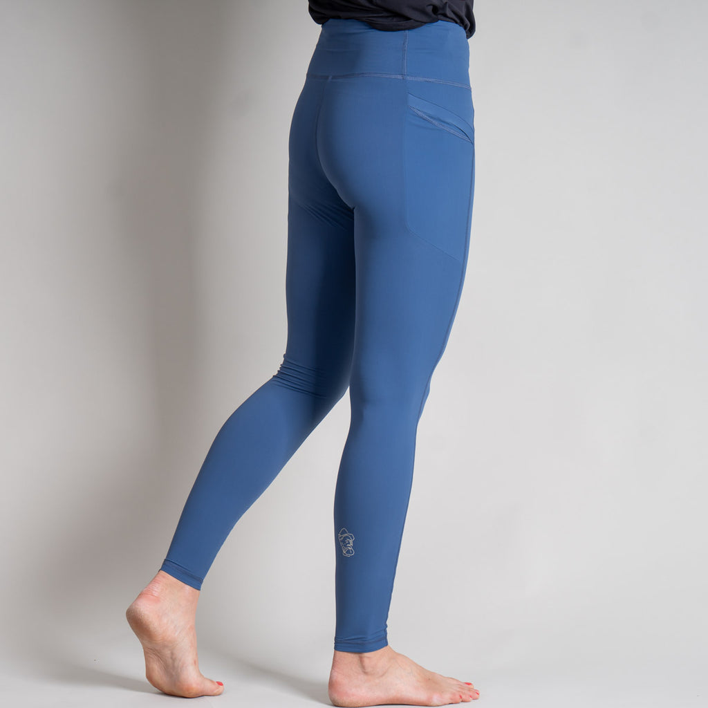 Laura Outdoor Leggings Damen Blau