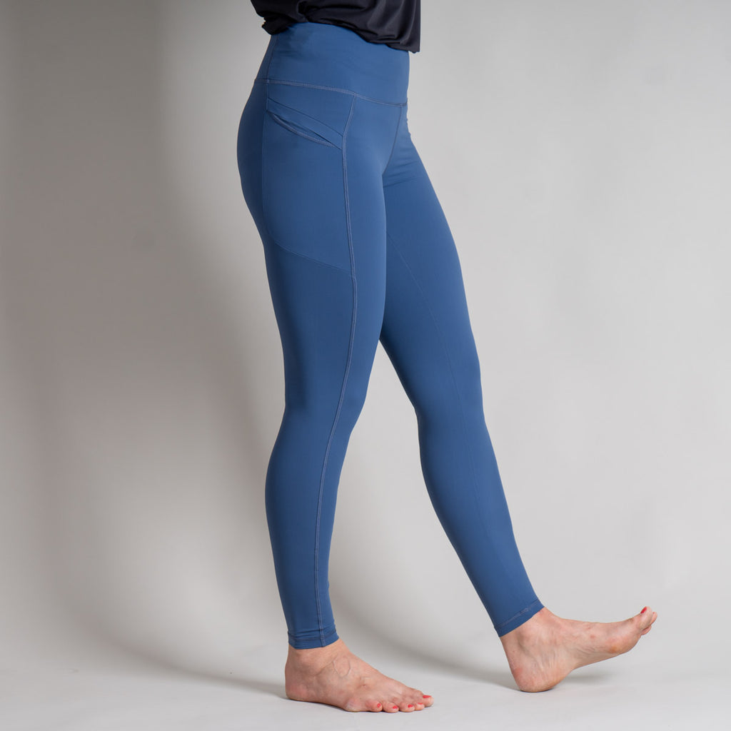 Laura Outdoor Leggings Damen Blau