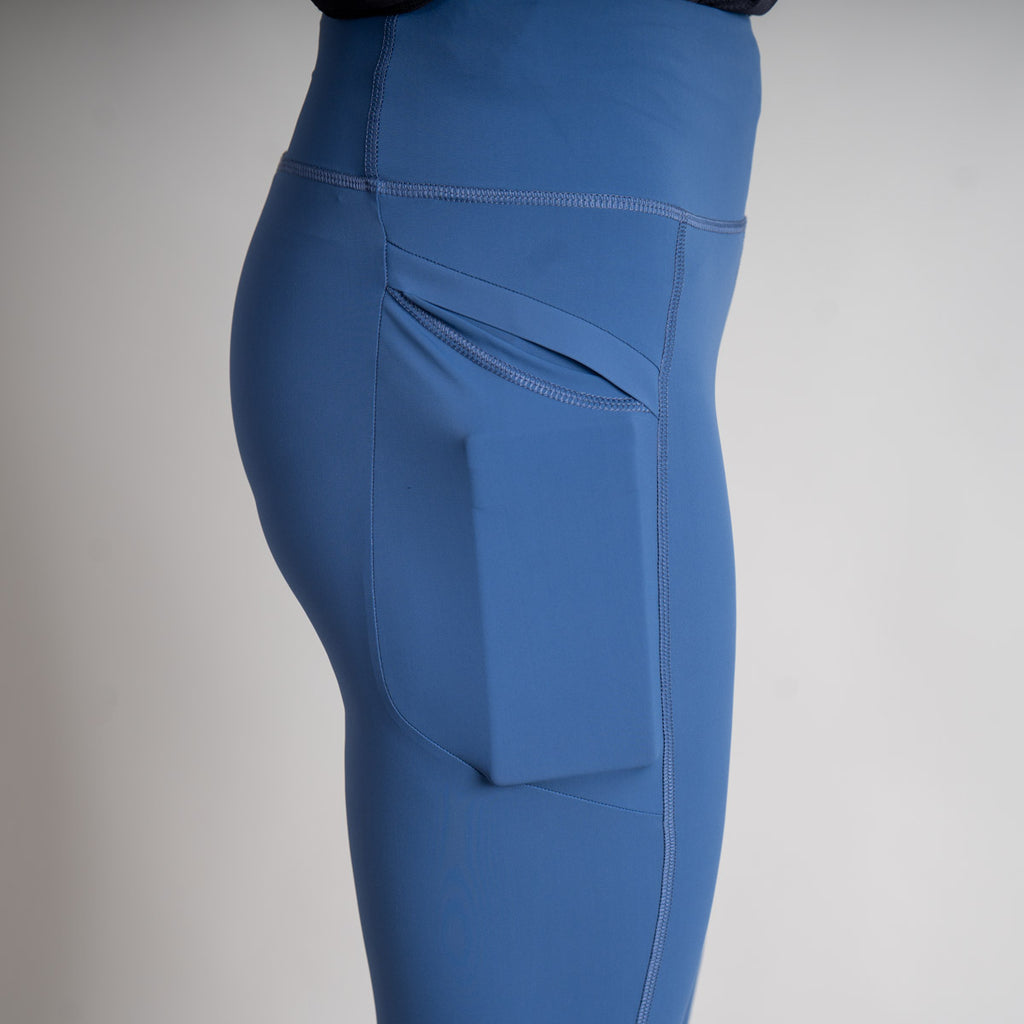 Laura Outdoor Leggings Damen Blau