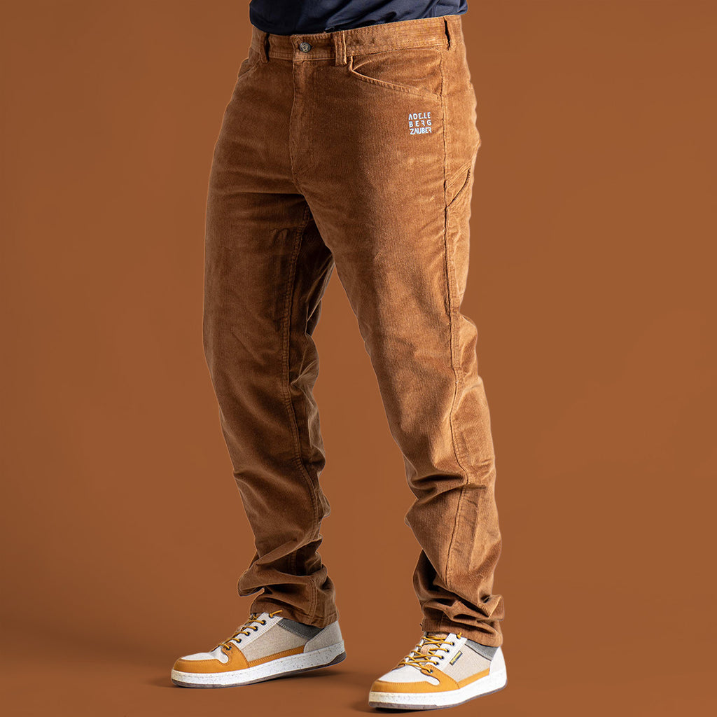 Rainer Organic Cordhose Herren Braun – Ansicht 1