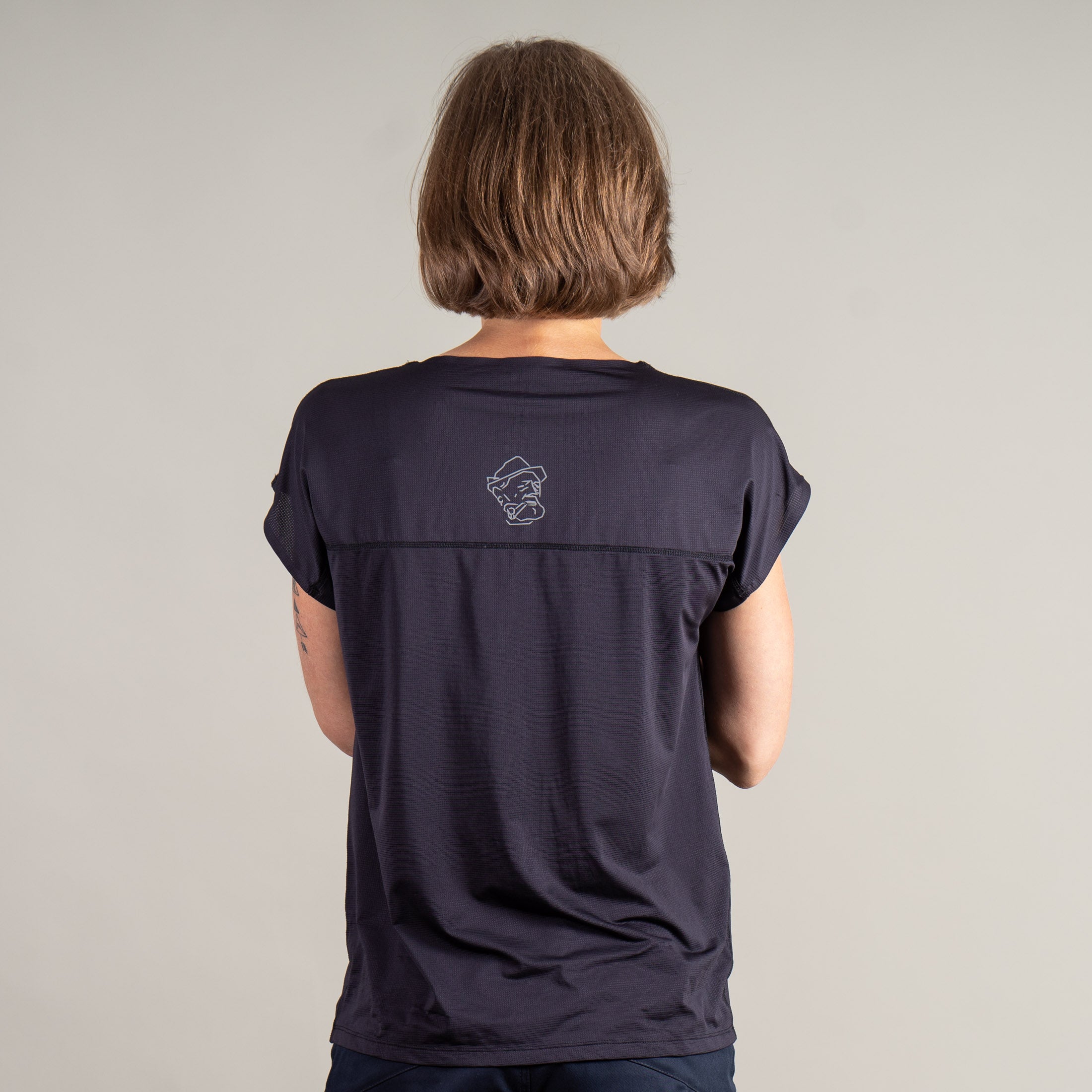 Anja Trail Shirt Damen schwarz – Ansicht 3