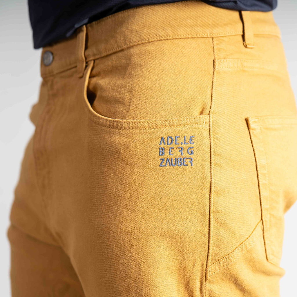 Sebastian Organic Jeans Herren Senfgelb – Ansicht 5