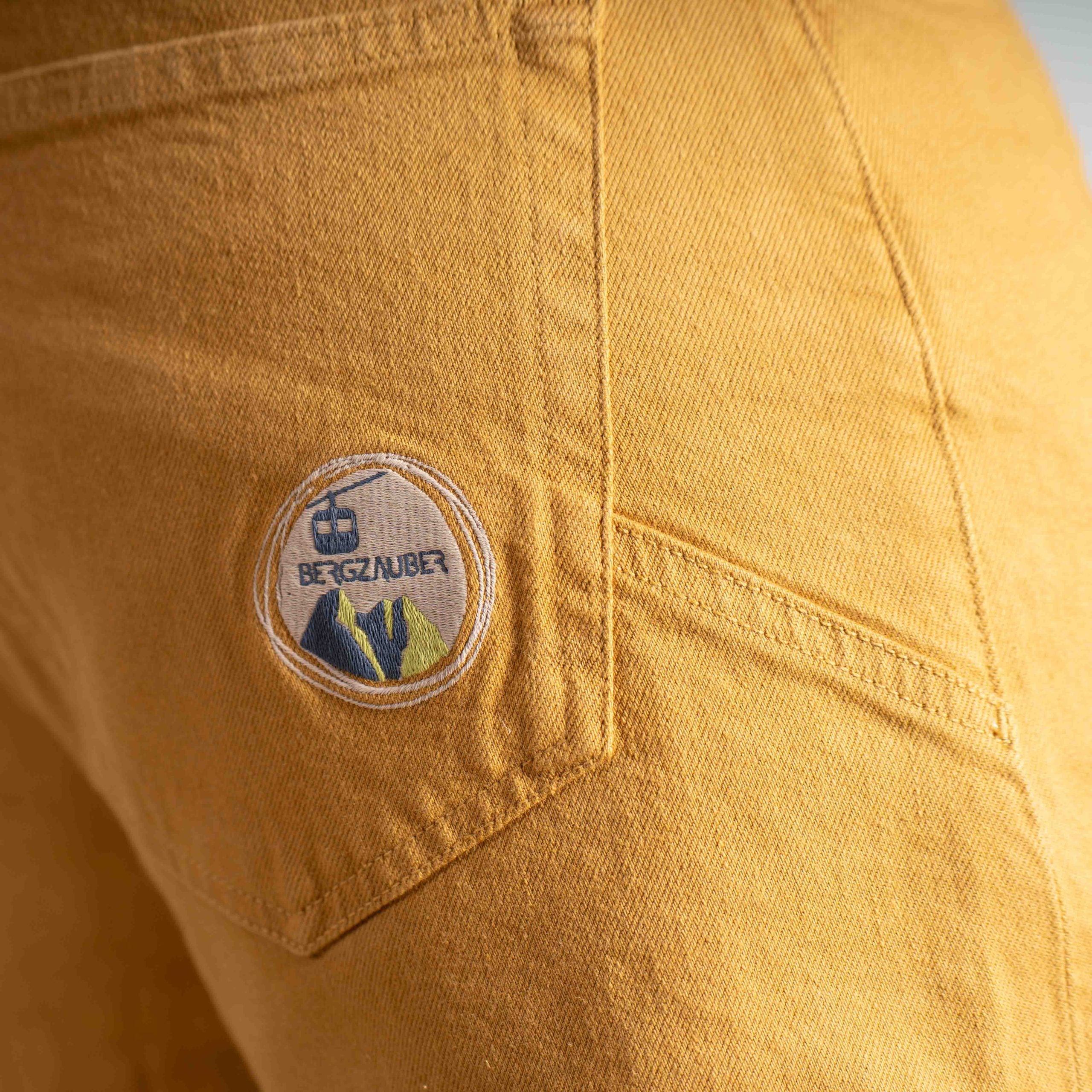 Sebastian Organic Jeans Herren Senfgelb – Ansicht 6