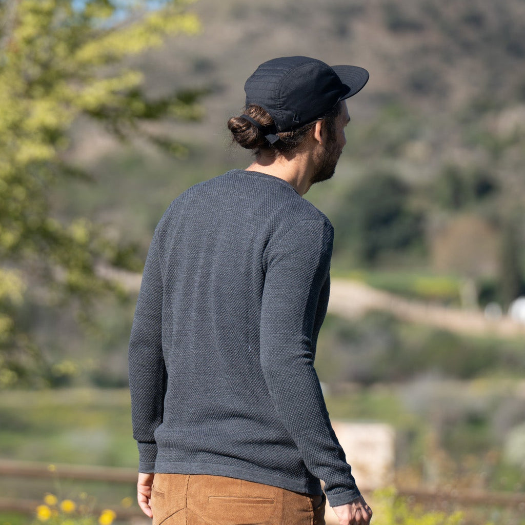 Tommy Merino Mix Strickpullover Anthrazit – Ansicht 3