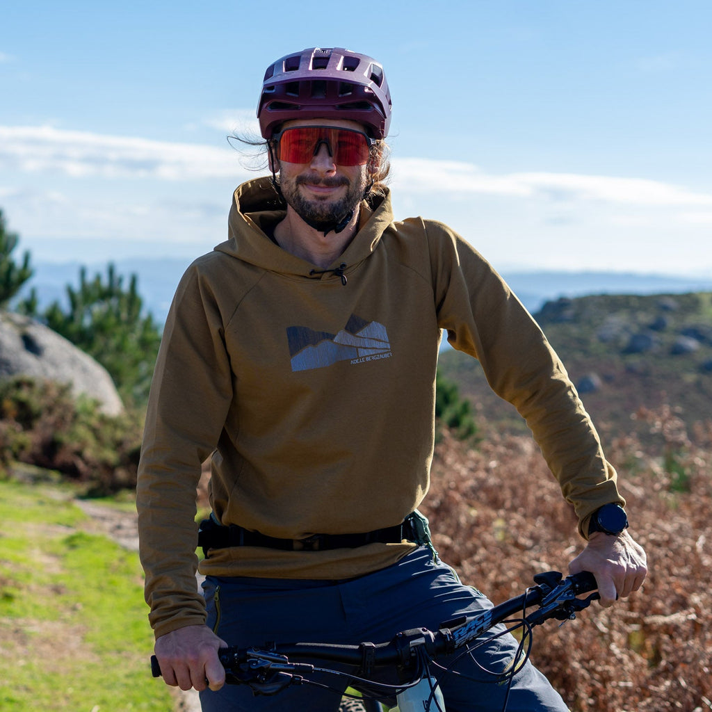 Carl Outdoor Hoody Herren Goldbeige – Ansicht 2