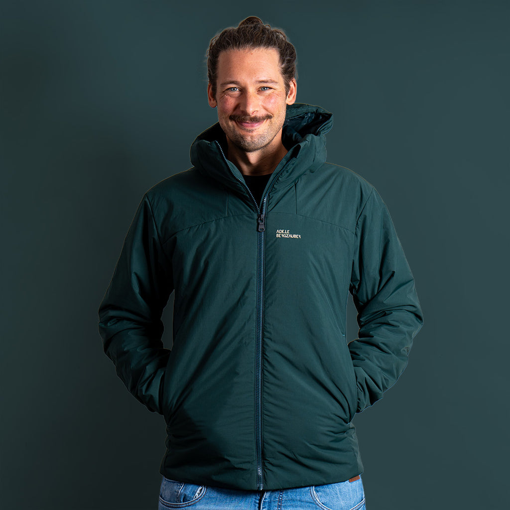 Jonas Outdoor-Isolationsjacke Herren Dunkel Grün – Ansicht 1