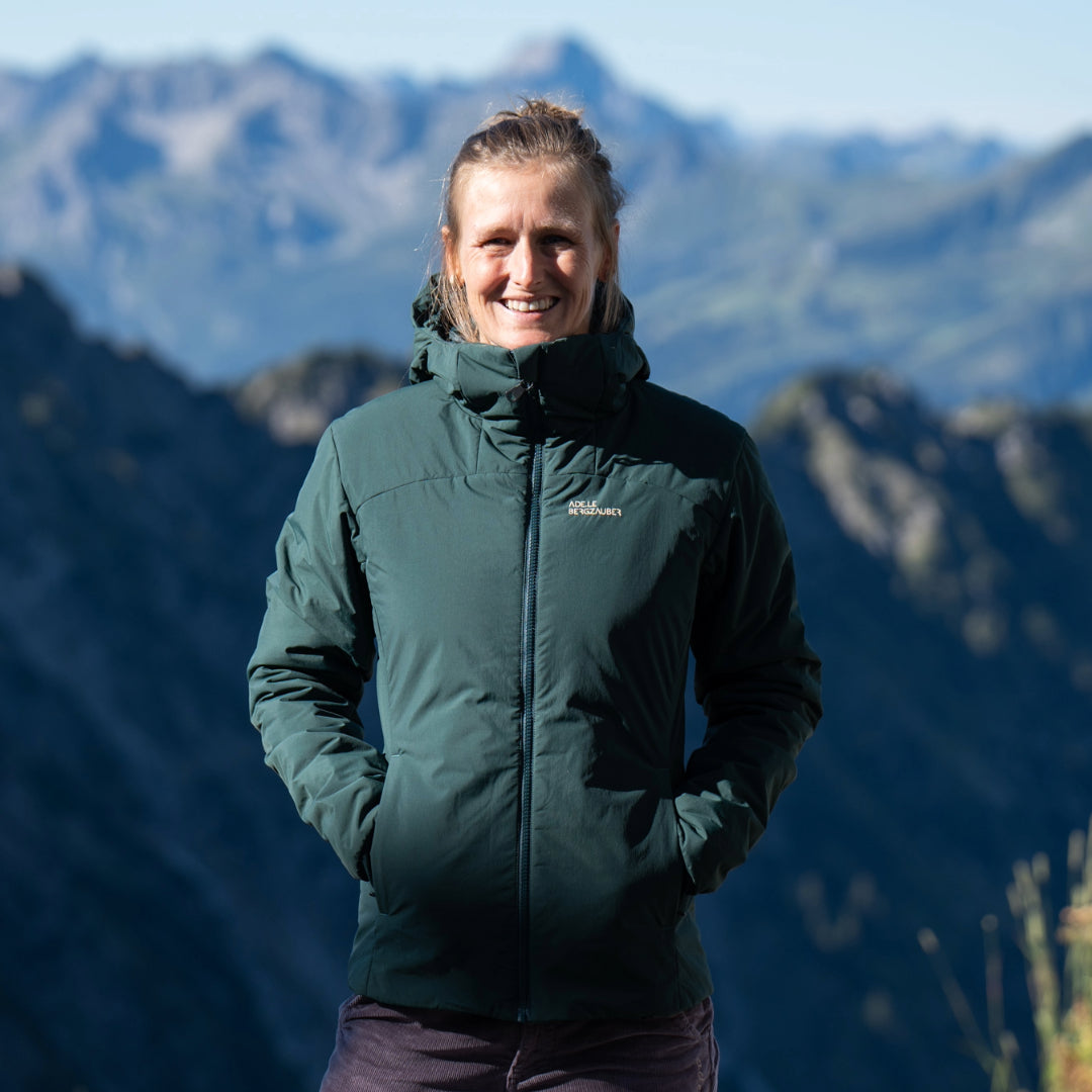 Anna Outdoor-Isolationsjacke Damen Dunkel Grün