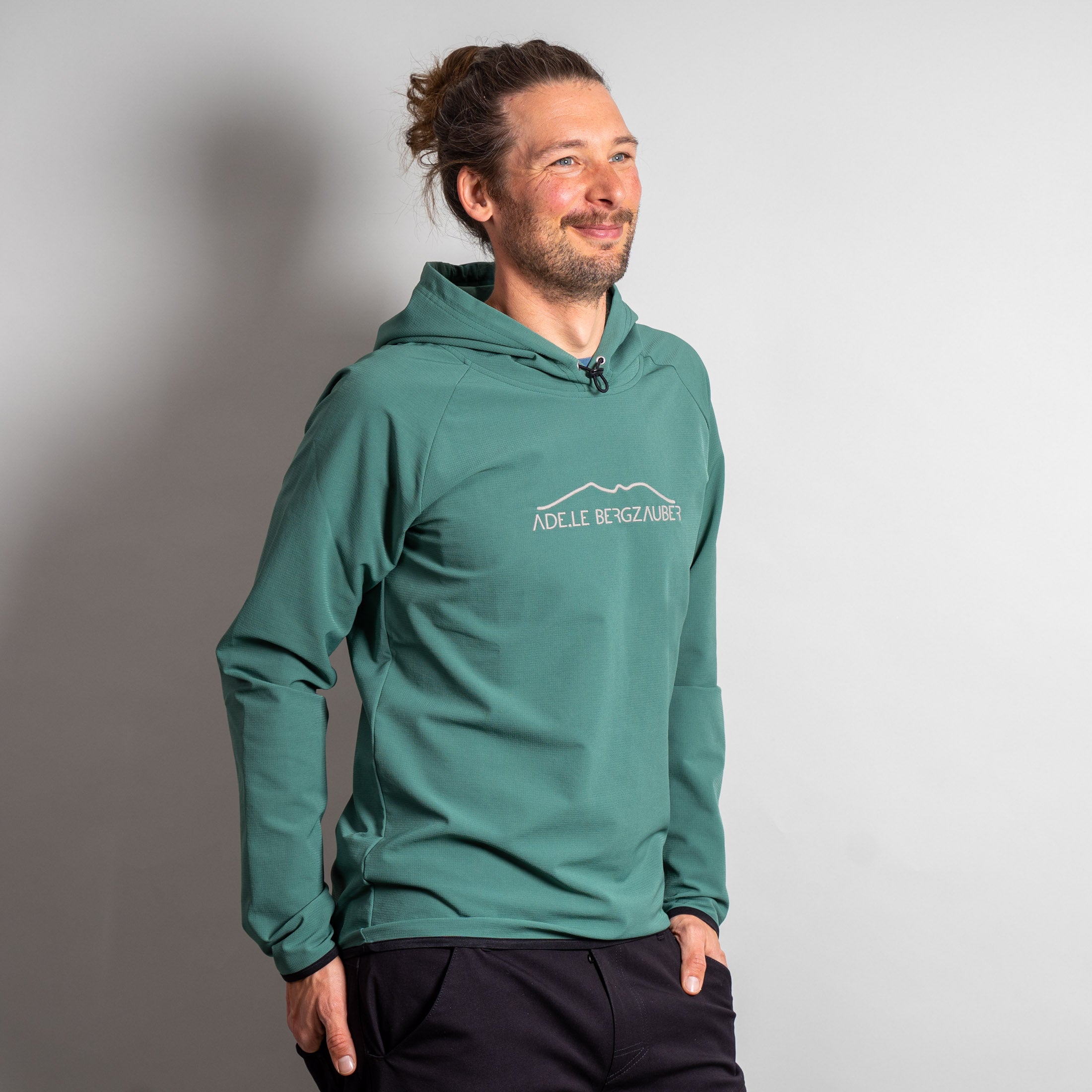Urs Funktionspullover Herren Grün – Ansicht 2