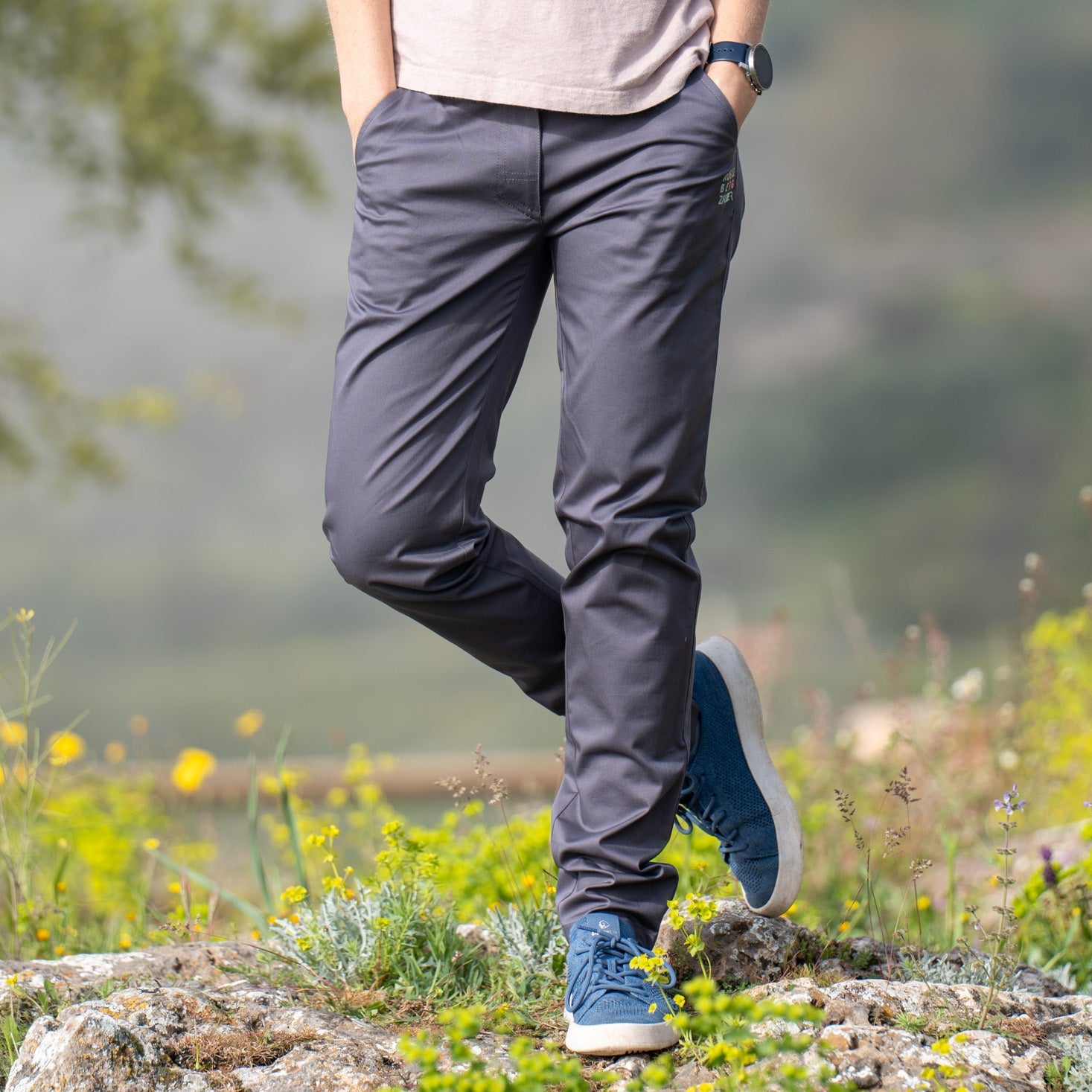 Verena Organic Relax Chino Grau – Ansicht 2