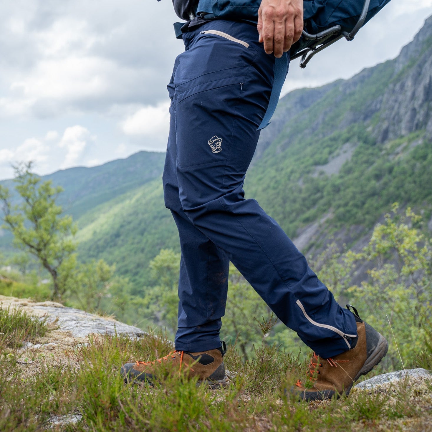 Simon Light Softshell Hose Herren dunkelblau – Ansicht 2