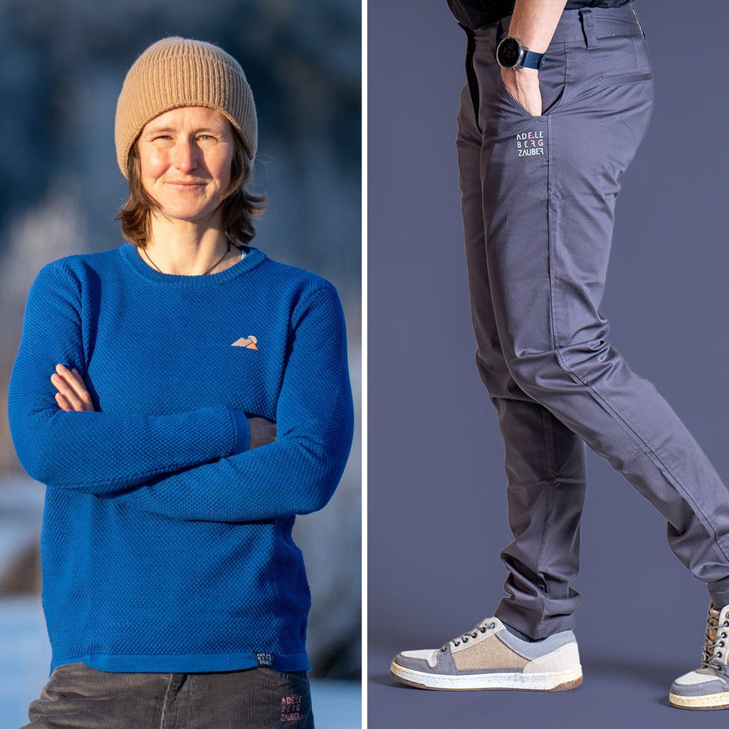 Strick + Chino Set Damen: Ida + Verena