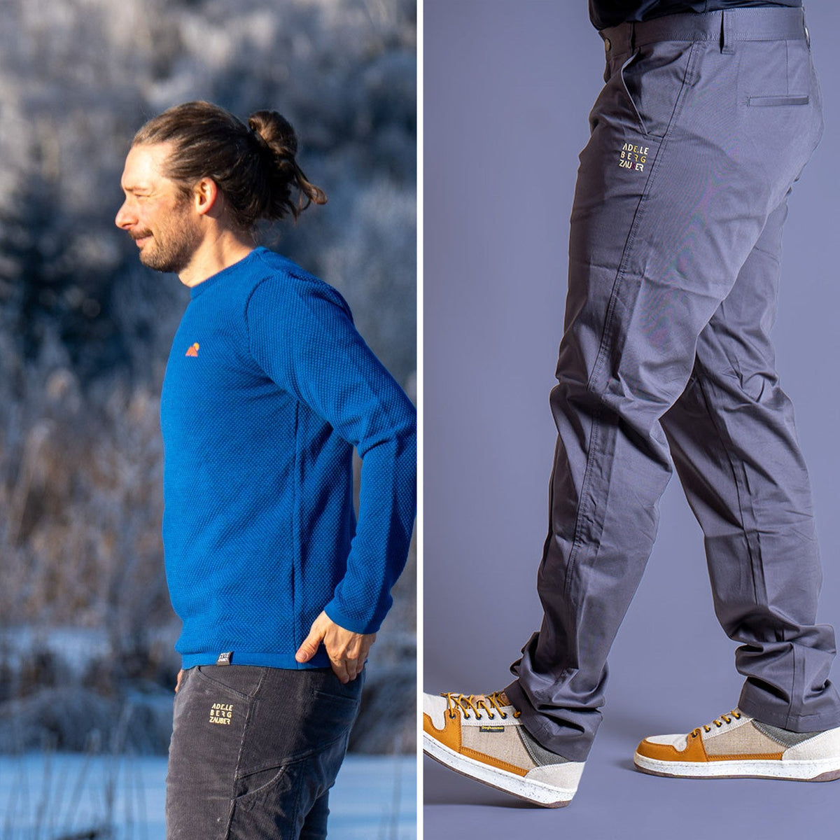 Strick + Chino Set Herren: Michel + Moritz