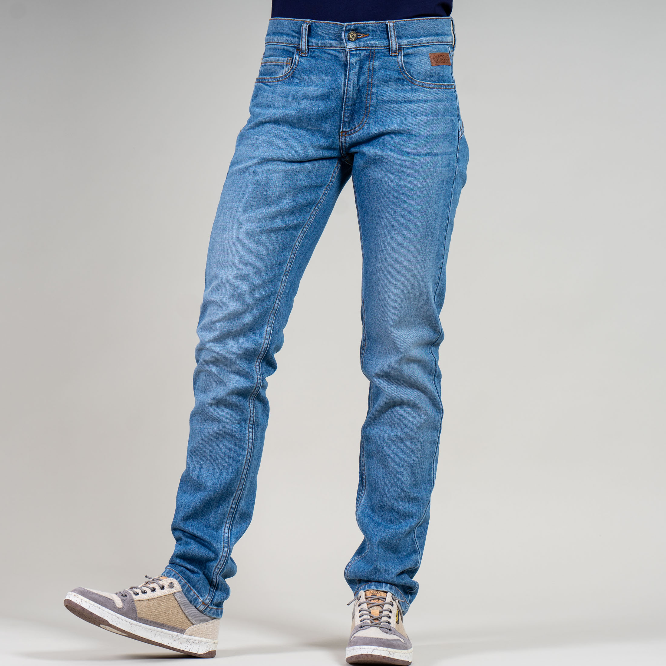 Christa Organic Jeans Damen blau